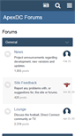 Mobile Screenshot of forums.apexdc.net